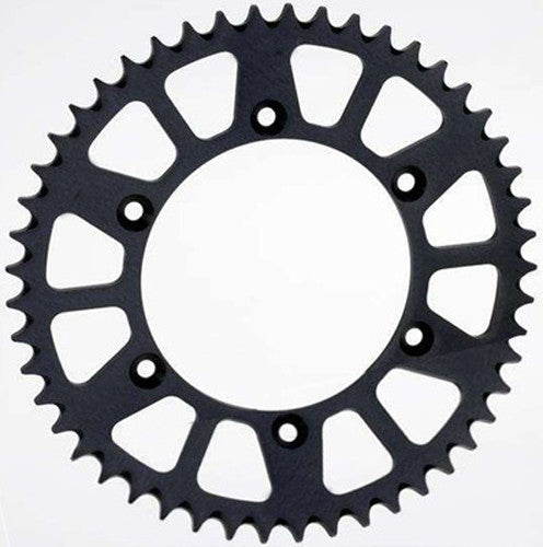 Sunstar 5-355949BK Works Triplestar Black 49-Teeth 520 Chain Size Rear Aluminum Sprocket