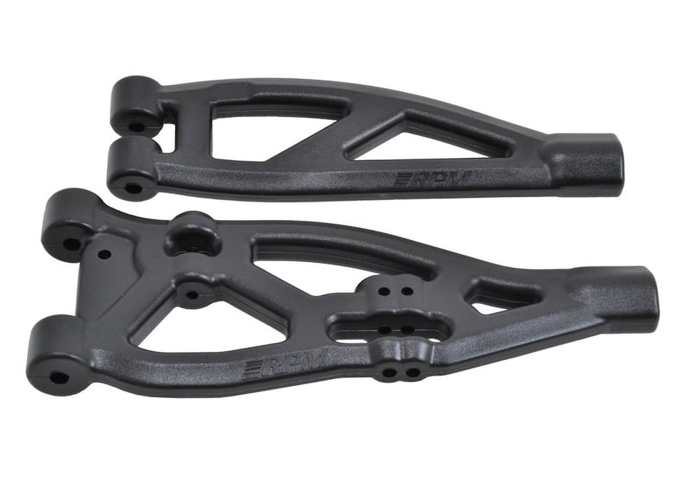 RPM 81482 Front Upper and Lower A-Arms for Arrma Kraton, Talion and Outcast, Black