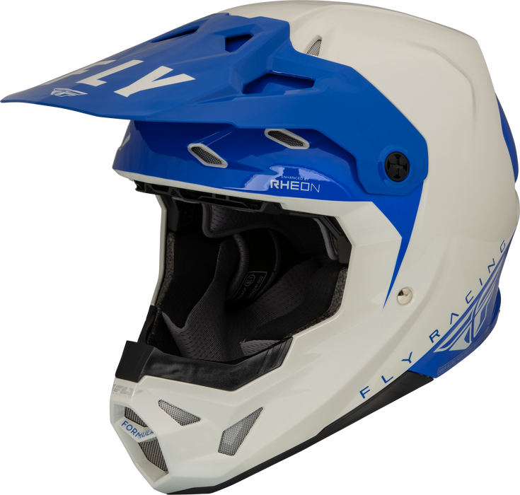 Fly Racing 2023 Adult Formula CP Helmet (Grey/Blue, Medium)