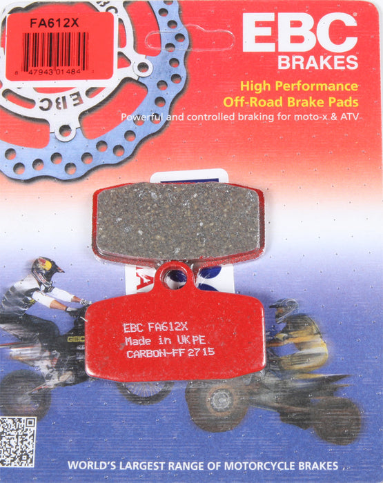 EBC Brakes FA612X Disc Brake Pad Set