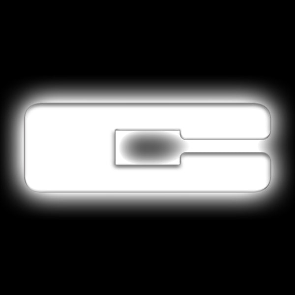 ORACLE Lighting Universal Illuminated LED Letter Badges Matte Wht Surface Finish C SEE WARRANTY 3140-C-001