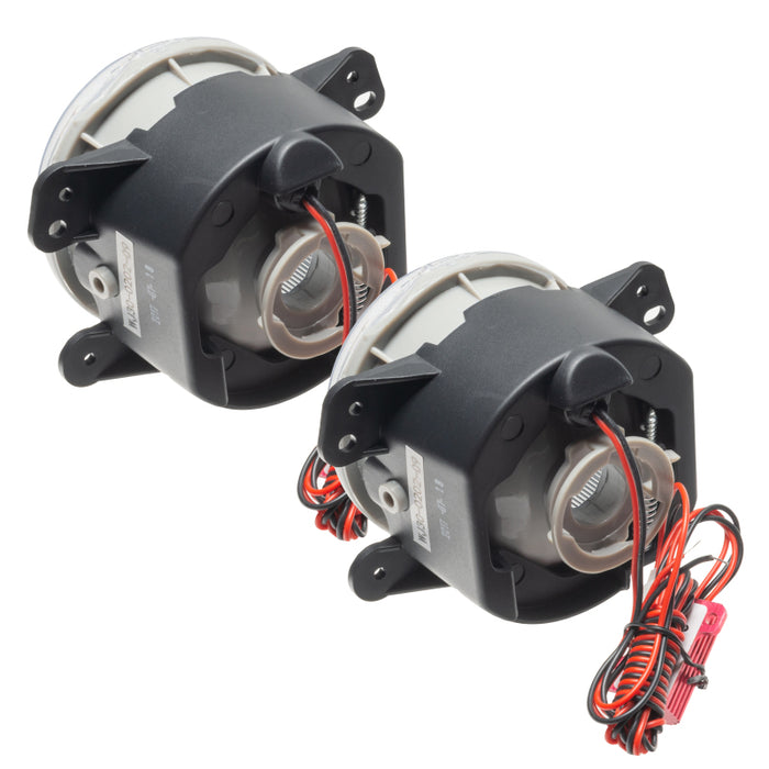 Oracle Lighting 07-09 compatible with Jeep Wrangler JK Pre-Assembled LED Halo Fog Lights -Pink 7080-009