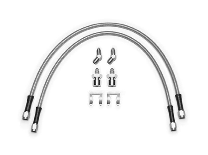 Wilwood 18-22 compatible with Jeep JL Flexline Kit 20in -3 M10-1.0 IF 1/8-27 NPT Straight 45 Degree 220-16180