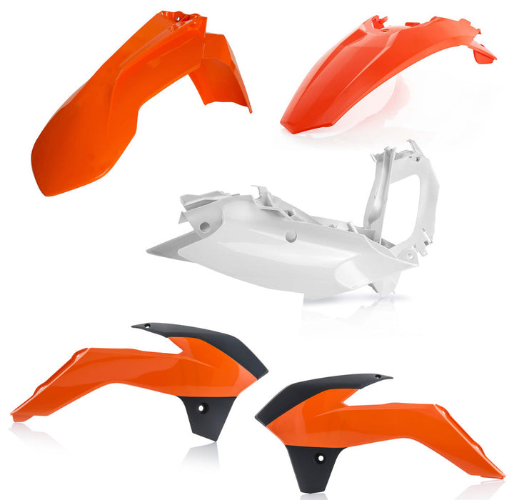 Acerbis 14-16 KTM EXC/EXC-F/XCF-W/XC-W Plastic Kit 16 Orange 2374135226