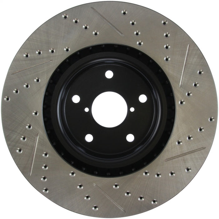 Stoptech Sport Drilled & Slotted Brake Rotor; Front Right 127.47022R