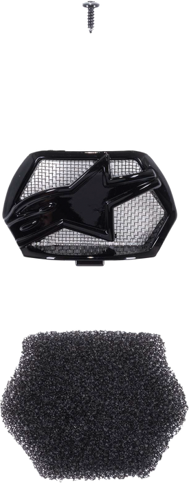 Alpinestars Supertech M10/M8 Chin Vent Off-Road Motorcycle Helmet Accessories - Gloss Black/One Size