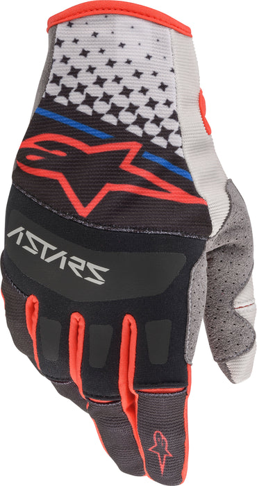 Alpinestars 3561020-9231-L Techstar Gloves Grey/Black/Red Lg