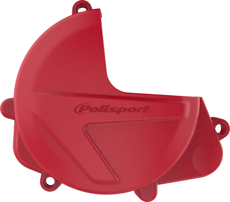 Polisport Clutch Cover Guard (RED) For 17-23 HONDA CRF450R