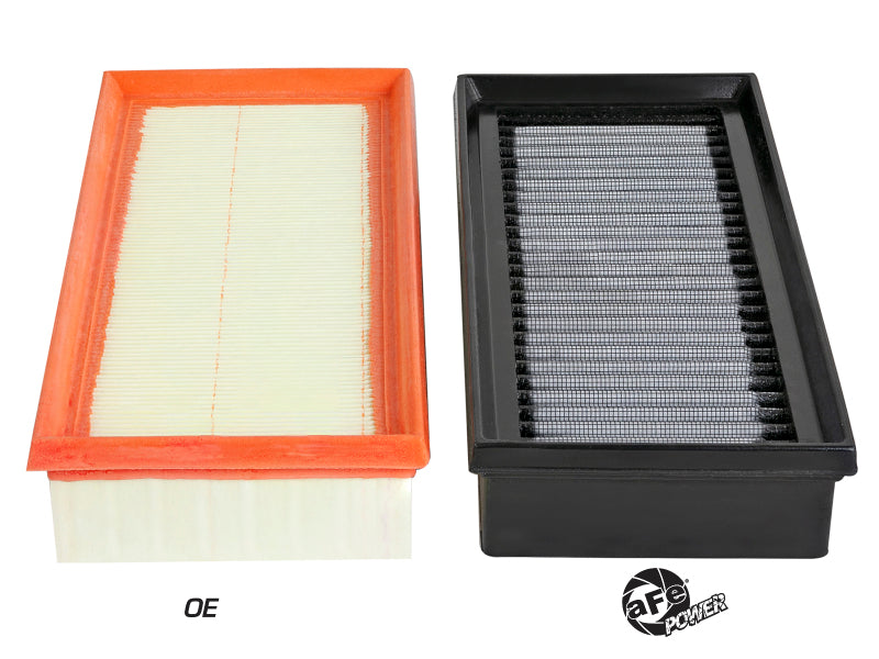 aFe Magnum FLOW Pro DRY S OE Replacement Filter 15-19 Mercedes C63 AMG 4.0L TT (Pair) 31-10289-MA