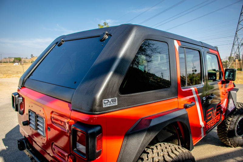 DV8 Offroad 2018+ compatible with Jeep Wrangler JL Unlimited Fastback Hard Top HTJLFB-B