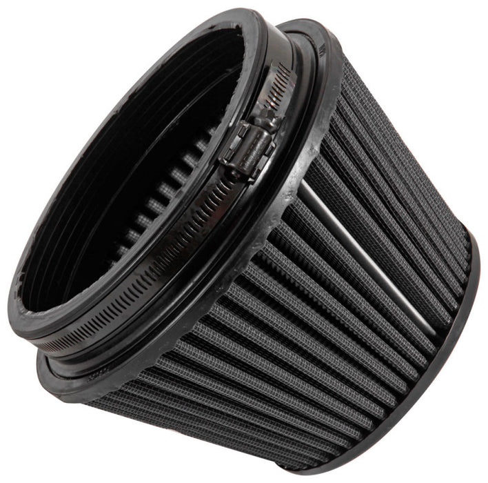 K&N Universal Clamp-On Air Filter: High Performance, Premium, Washable, Replacement Filter: Flange Diameter: 6 In, Filter Height: 4.875 In, Flange Length: 1 In, Shape: Round Tapered, RU-3106HBK