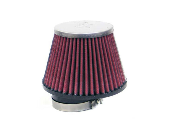 K&N Universal Clamp-On Air Filter: High Performance, Premium, Replacement Engine Filter: Flange Diameter: 2 In, Filter Height: 3.6875 In, Flange Length: 1.375 In, Shape: Round Tapered, RC-9920