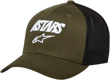 Alpinestars Angle Stretch Mesh Hat Military/Black Sm/Md 1230-81011-6910-S/M