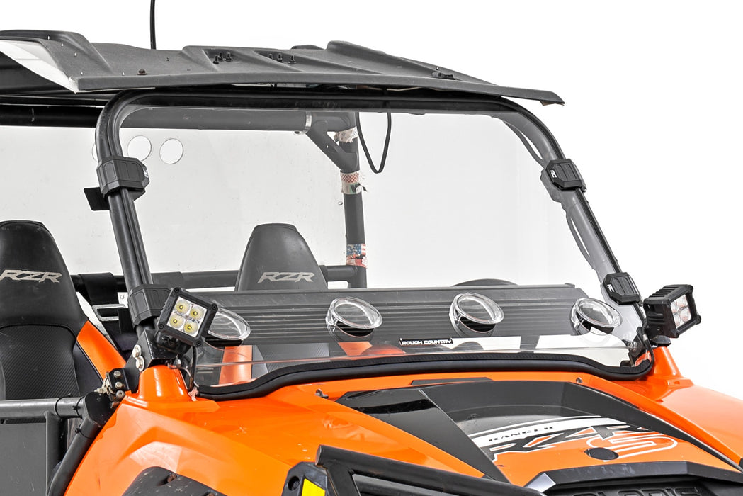 Rough Country Vented Full Windshield Scratch Resistant Polaris Rzr 800 98211410
