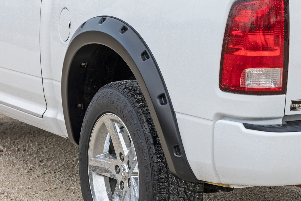 Rough Country Pocket Fender Flares Both Bumpers Ram 1500 2Wd/4Wd 09-18 Ram 1500 2Wd/4Wd F-D10911B