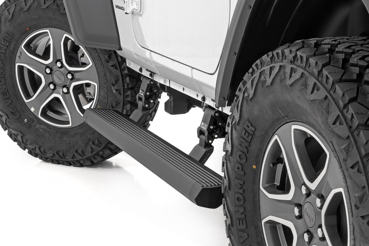 Rough Country Power Running Boards Lighted 2 Door Fits Jeep Wrangler Jl (18-23) PSR61030