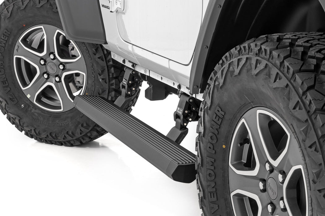 Rough Country Power Running Boards Lighted 2 Door Jeep Wrangler Jl (18-23) PSR61030