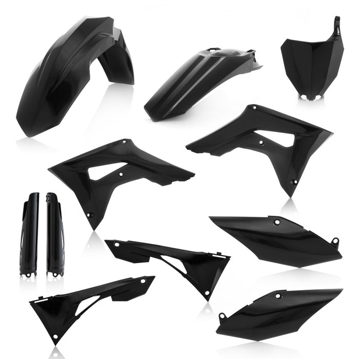 Acerbis Full Plastic Kit, Black Fits Honda Crf250R Crf450R 2736250001
