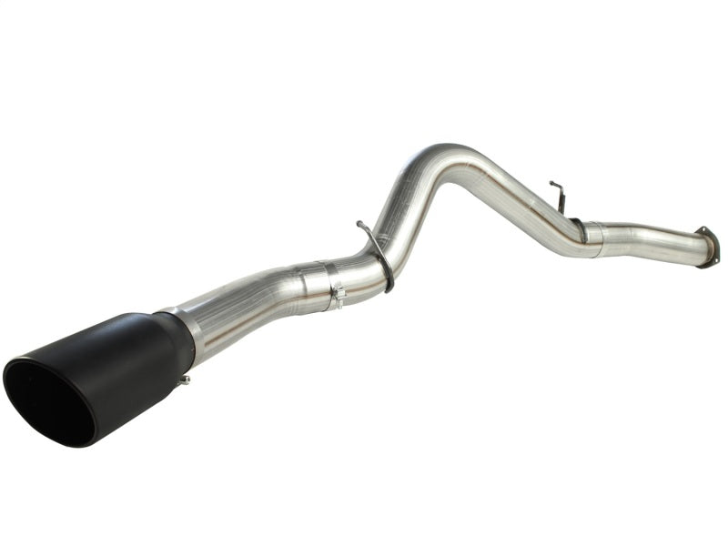 aFe MACHForce XP Exhaust 5in DPF-Black, GM Diesel Trucks 07.5-10 V8-6.6L 9(td) LMM 49-44040-B