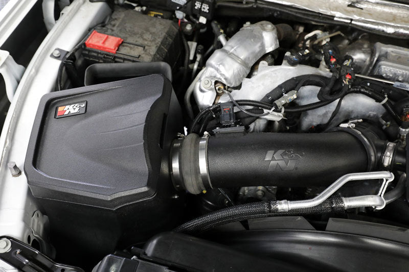 K&N 63-3119 Aircharger Intake Kit for CHEVROLET SILVERADO 2500/3500 V8-6.6L DSL, 2020-2021