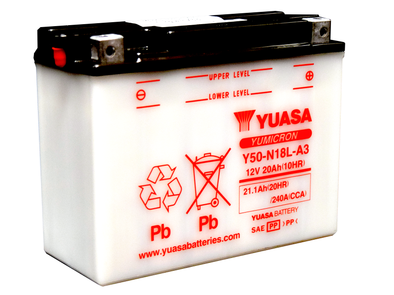 Yuasa - YUAM228A3 - Yumicron Battery, Y50-N18L-A3