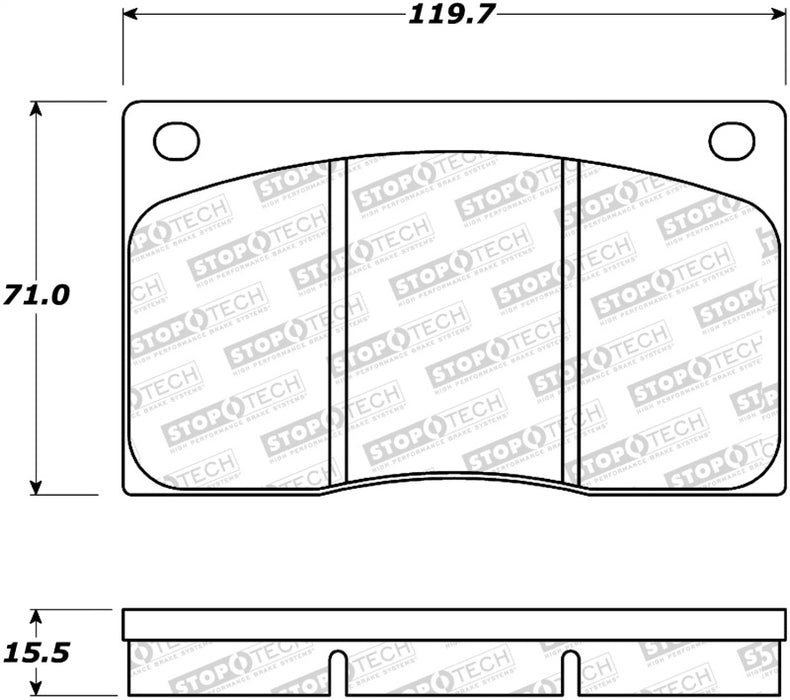 StopTech Street Brake Pads 308.0135