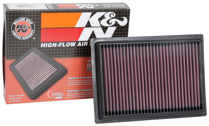 K&N Engine Air Filter: High Performance, Premium, Washable, Replacement Filter: 2014-2018 DAIHATSU/MARUTI SUZUKI/SUZUKI/MAZDA (Cast, Wake, Alto, Hustler, Spacia, Wagon R, Carol, Flair), 33-3084
