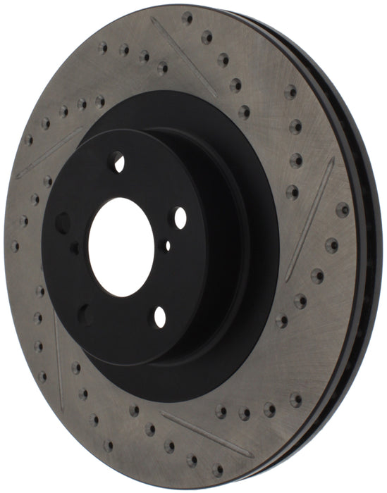 Stoptech Sport Drilled & Slotted Brake Rotor; Front Right 127.47018R
