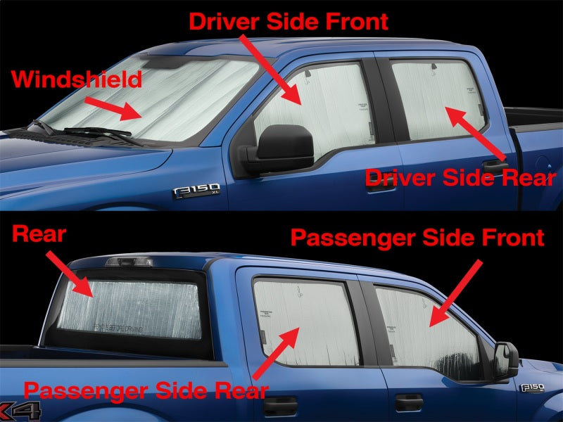 WeatherTech 2015+ Ford F-150 SuperCrew TechShade Full Vehicle Kit TS00 ...