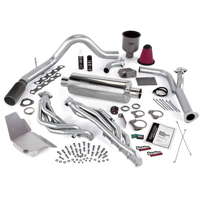 Banks Power 99-04 Ford 6.8L Truck EGR-Early Cat PowerPack System SS Single Exhaust w/ Black Tip 49130-B