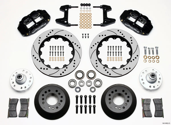 Wilwood Narrow Superlite 6R Front Hub Kit 14.00in Drilled 74-80 Pinto/Mustang II Disc Spindle only 140-9802-D