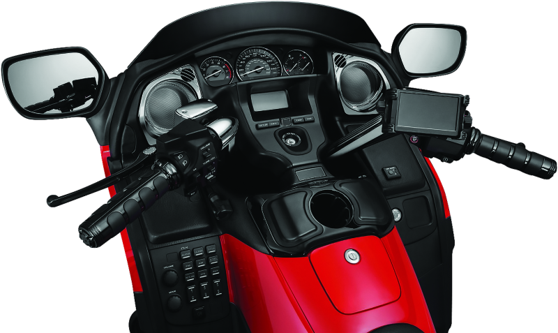 Kuryakyn Black Iso Grips W/Oem Heated Grips For Fits Honda Gl1800 Goldwing/F6B