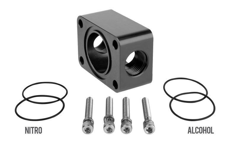 Aeromotive Spur Gear Pump Distribution Block 2x AN-08 11739