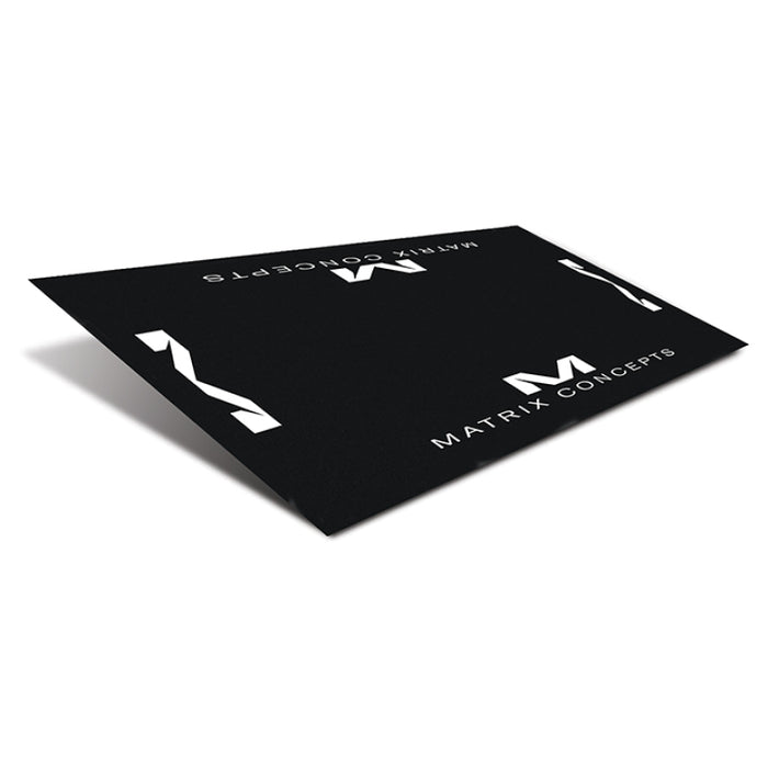 Matrix Concepts R2 Rubber 3MM 3.5 Foot X 7 Foot Floor Mat Black/White R2-201