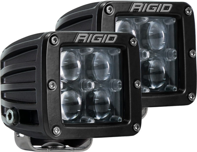 Rigid D-Series Pro Led Light, Hyperspot Optic, Surface Mount, Black Housing,