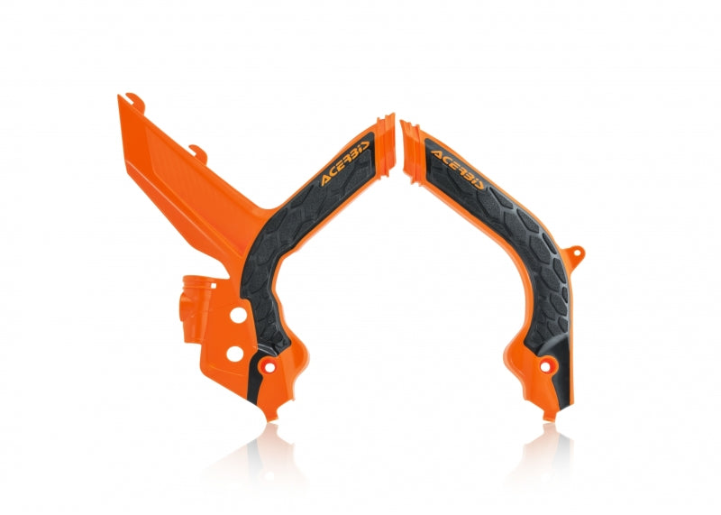 Acerbis X-Grip Frame Guards Orange/Black 2783155225
