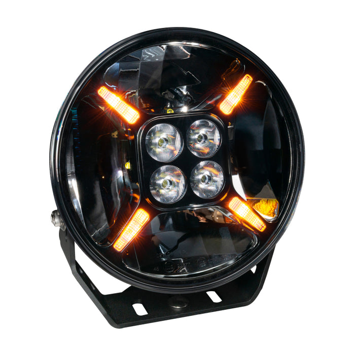 Oracle Lighting 9" Multifunction 120W Led Spotlight – Round Post Mount Mpn: