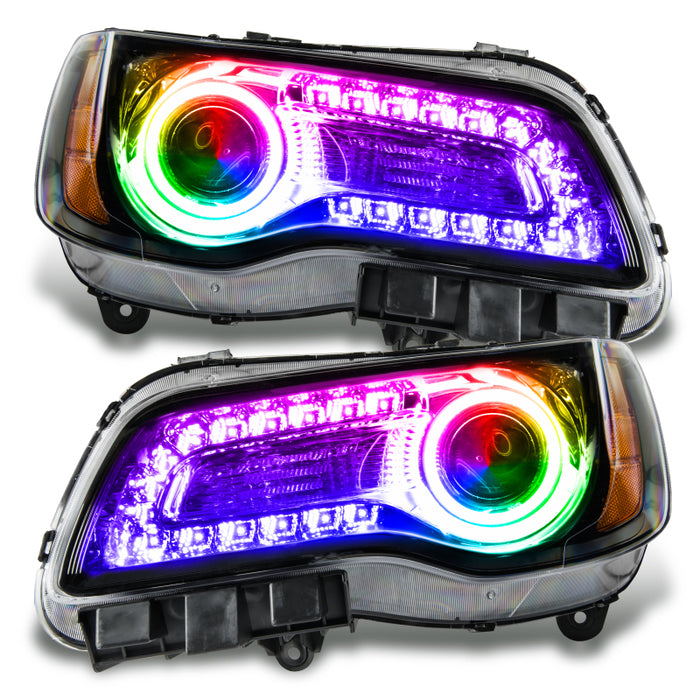 Oracle 11-14 Chrysler 300C SMD HL Black NON HID ColorSHIFT DRL ColorSHIFT SEE WARRANTY 7731-330