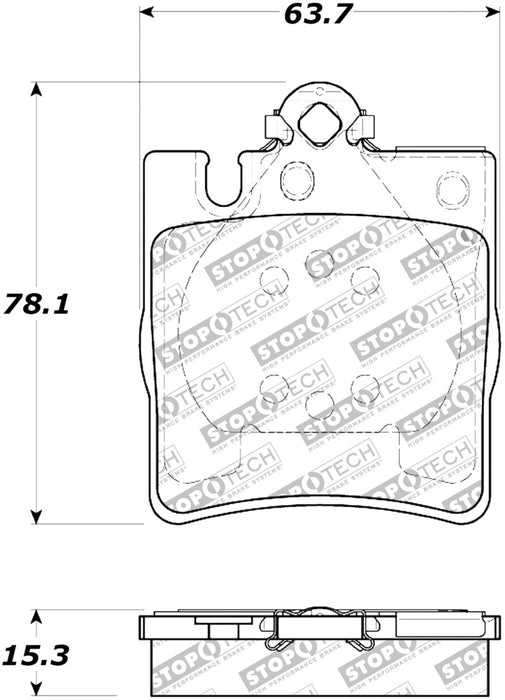 StopTech Street Touring Brake Pads 308.0876