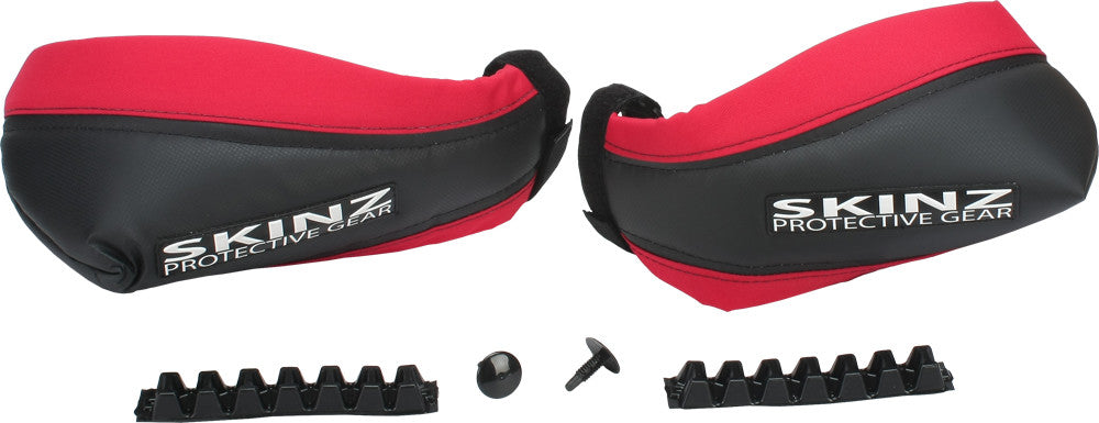 Pro Armor Hand Guards Blk/Red HGP100-BK/RD