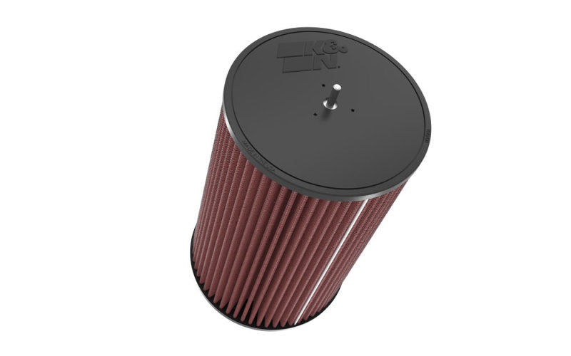 K&N Universal Round Clamp-On Air Filter 3-1/2in FLG 8in B, 7in T W/STUD, 12-1/2in H RU-5165