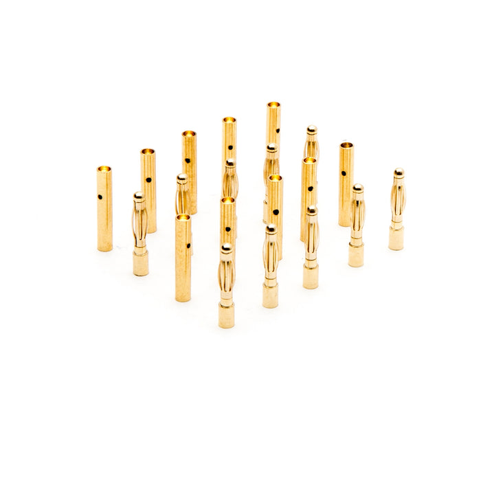 Dynamite Gold Bullet Connector Set 2mm 10 DYNC0086