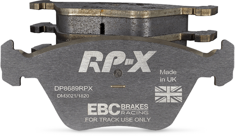 EBC Racing 09-12 Porsche 911 (997) Carrera 2 3.6L (Cast Iron Rotor Only) RP-X Rear Brake Pads DP81930RPX