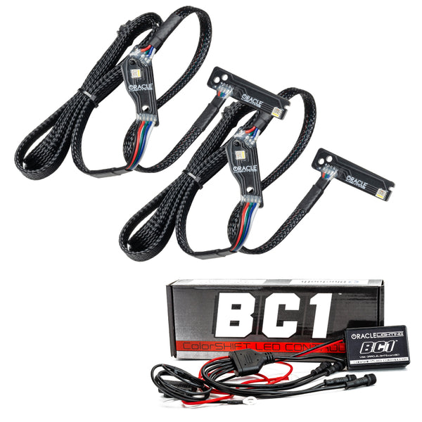 Oracle 15-21 Compatible with Nissan GT-R RGB+W Lightning Bolt Headlight DRL Kit w/ BC1 Controller SEE WARRANTY 1283-335