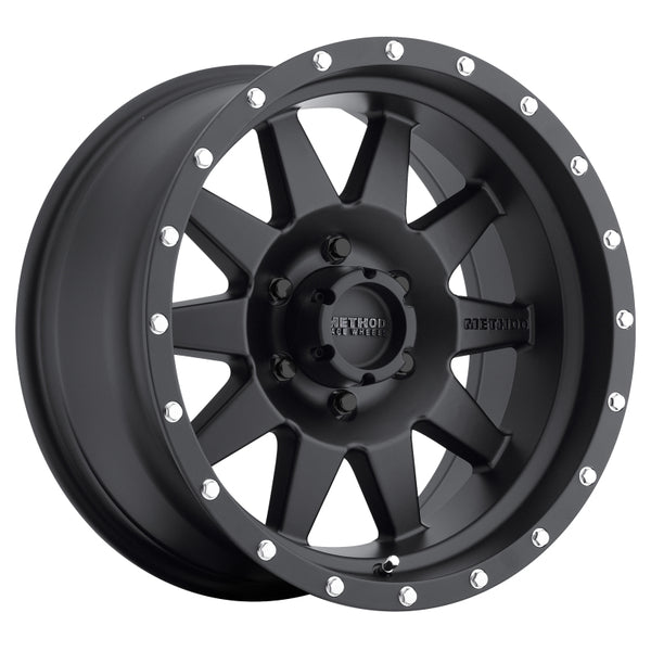 Method MR301 The Standard 20x9 +18mm Offset 6x135 94mm CB Matte Black Wheel MR30129016518