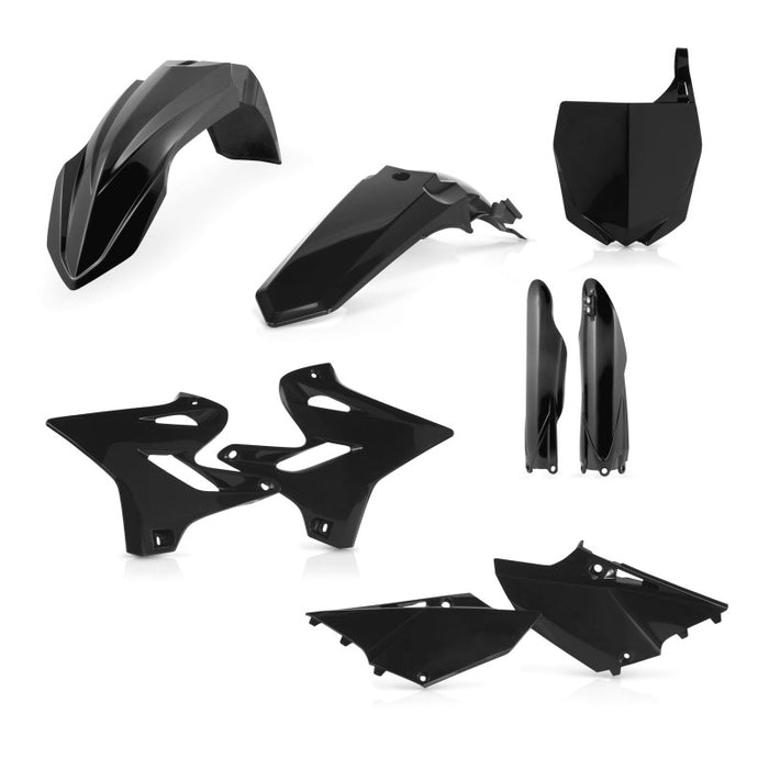 Acerbis Full Plastic Kit, Black Fits Yz125/250 15-15 2402960001