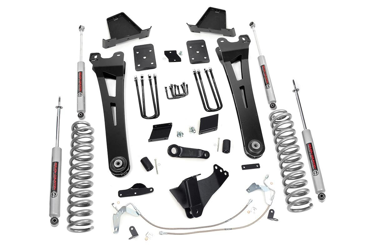 Rough Country 6 Inch Lift Kit Diesel Radius Arm Ovld Fits Ford F-250 Super Duty (11-14) 540.20