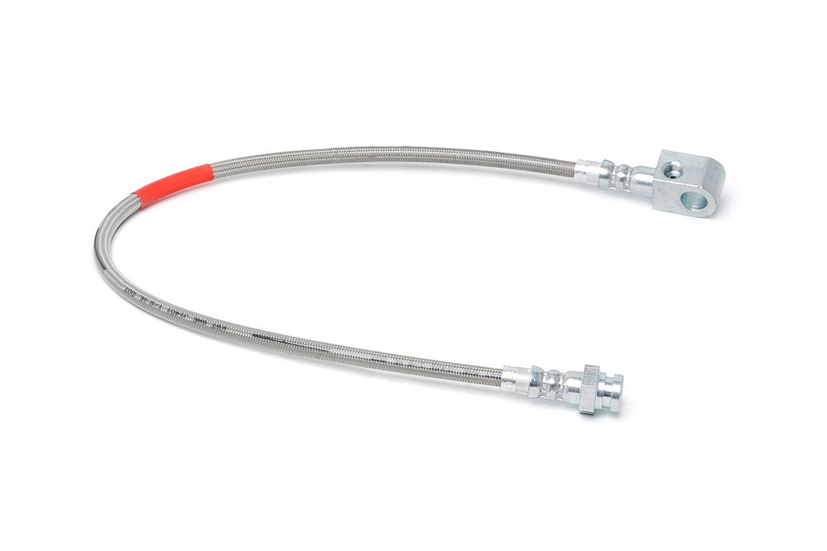 Rough Country Brake Line Stainless Rear Fits Ford Bronco/F-150 4WD (1980-1996) 89330S