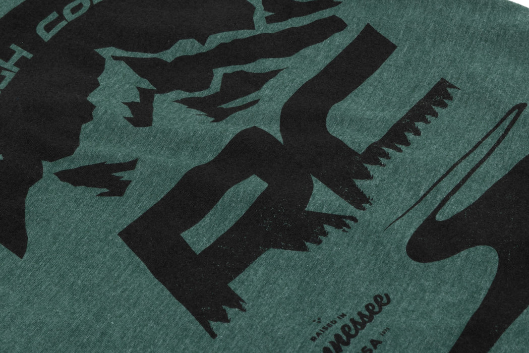 Rough Country T-Shirt Rc Mountains Forest Green 2Xl 840942XL