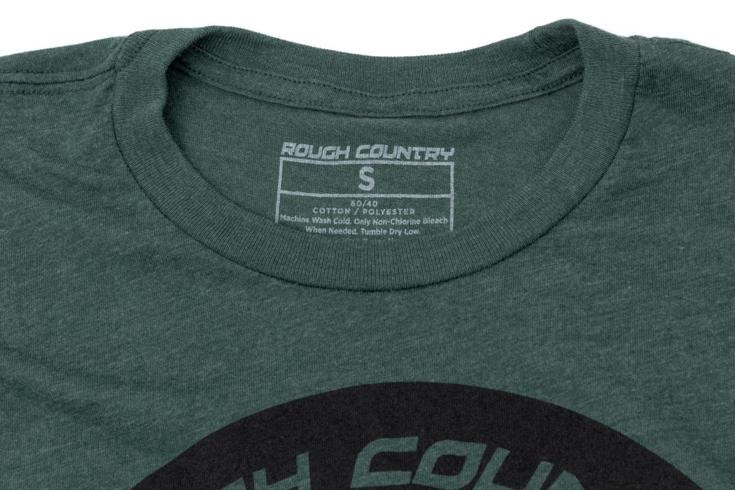 Rough Country T-Shirt Rc Mountains Forest Green Md 84094MD